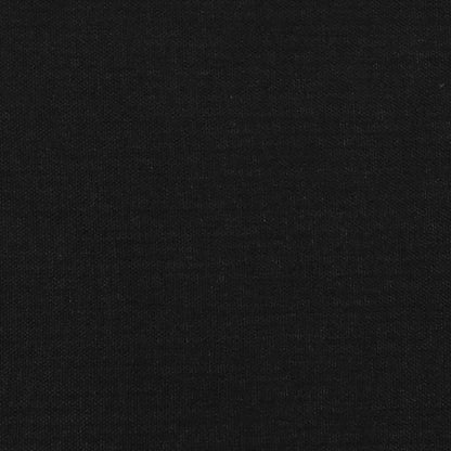 Bed Frame without Mattress Black 90x190 cm Single Single Fabric