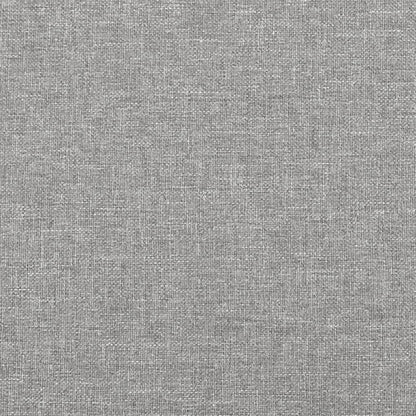 Bed Frame without Mattress Light Grey Super King Fabric