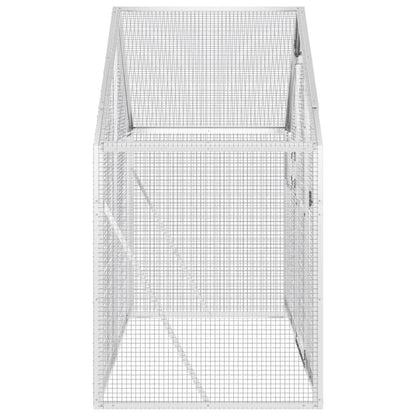 Aviary Silver 179x100x185 cm Aluminium