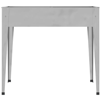 Garden Planter 100.5x40.5x90 cm Galvanised Steel