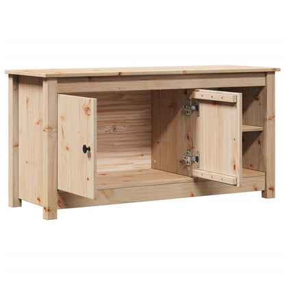 TV Cabinet 103x36.5x52 cm Solid Wood Pine