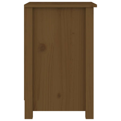 Bedside Cabinet Honey Brown 40x35x55 cm Solid Wood Pine