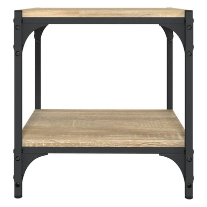 TV Cabinet Sonoma Oak 40x33x41 cm Engineered Wood and Steel