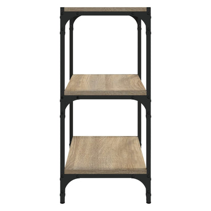 Book Cabinet Sonoma Oak 40x33x70.5 cm Engineered Wood and Steel