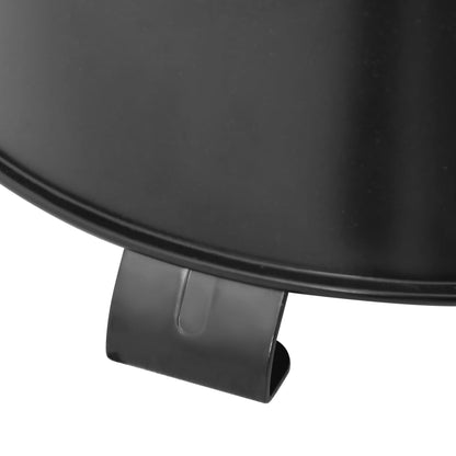 Camping Wood Stove Black 36x26x22.5 cm Metal