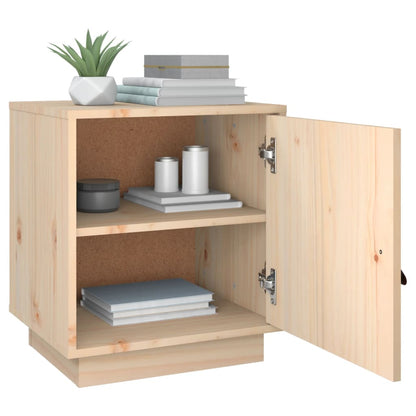 Bedside Cabinet 40x34x45 cm Solid Wood Pine