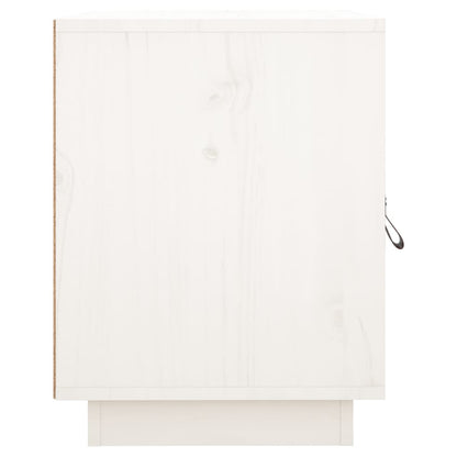 Bedside Cabinets 2 pcs White 40x34x45 cm Solid Wood Pine