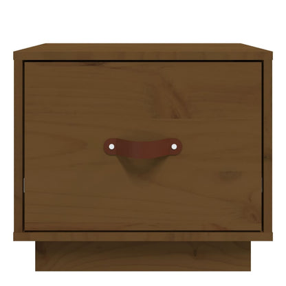 Bedside Cabinet Honey Brown 40x34x35 cm Solid Wood Pine