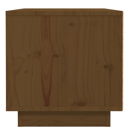 Bedside Cabinet Honey Brown 40x34x35 cm Solid Wood Pine