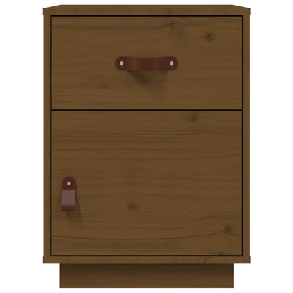 Bedside Cabinets 2 pcs Honey Brown 40x34x55 cm Solid Wood Pine