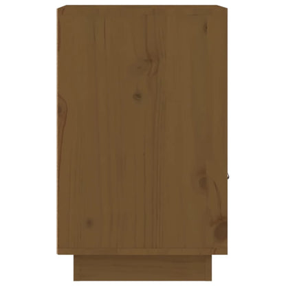Bedside Cabinet Honey Brown 40x34x55 cm Solid Wood Pine