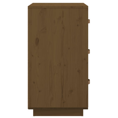 Bedside Cabinets 2 pcs Honey Brown 40x40x75 cm Solid Wood Pine
