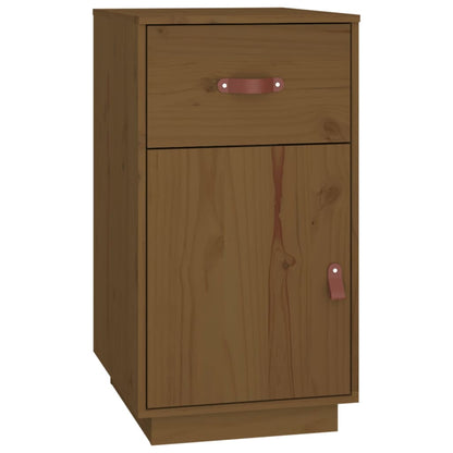 Desk Cabinet Honey Brown 40x50x75 cm Solid Wood Pine