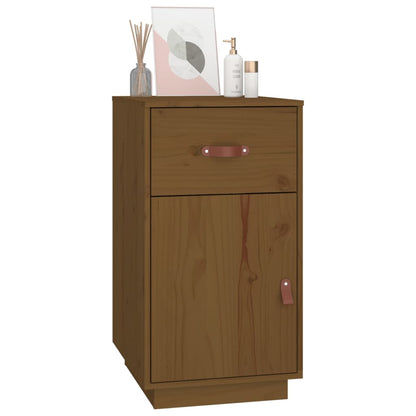 Desk Cabinet Honey Brown 40x50x75 cm Solid Wood Pine