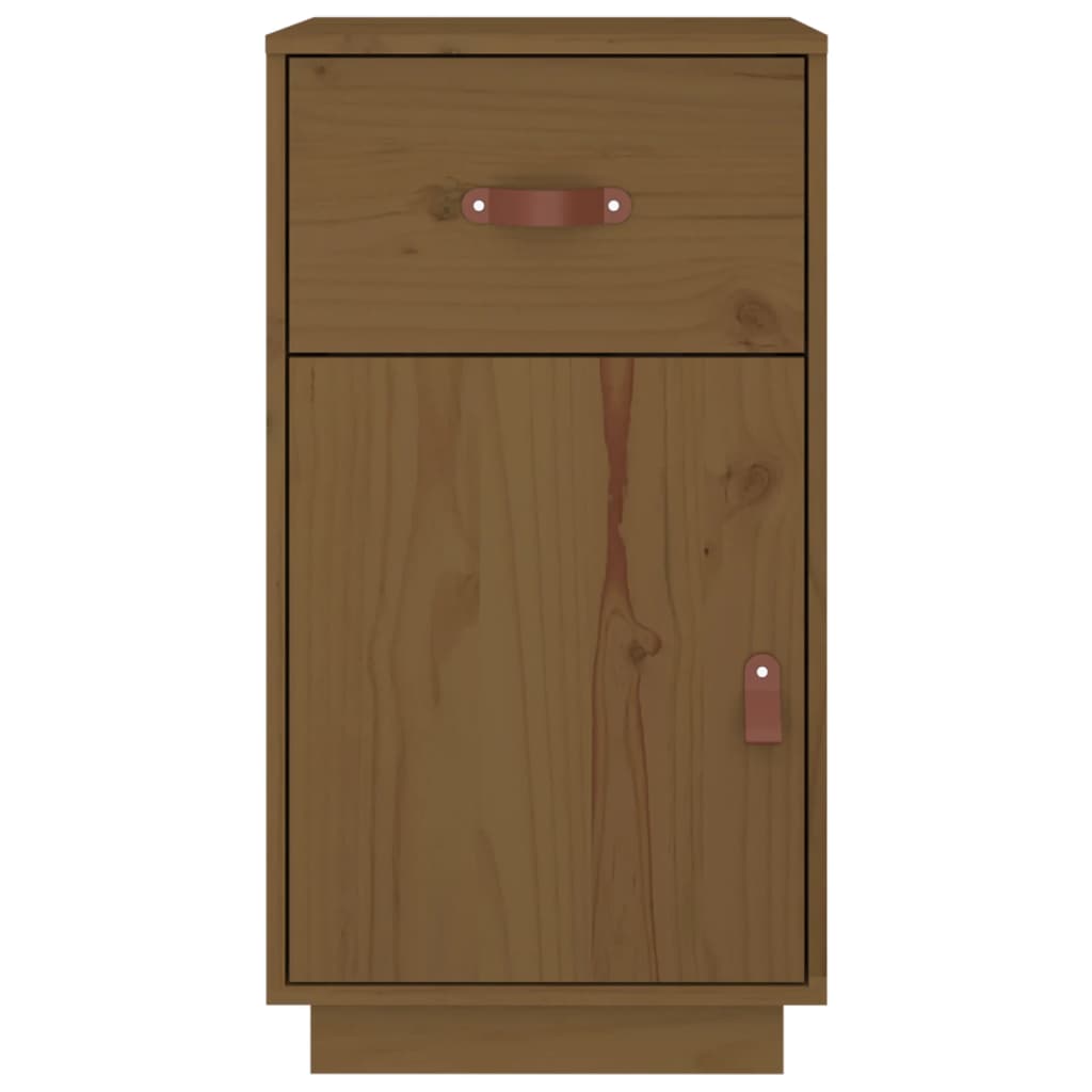 Desk Cabinet Honey Brown 40x50x75 cm Solid Wood Pine