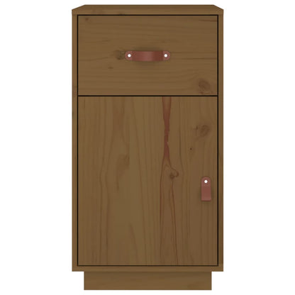 Desk Cabinet Honey Brown 40x50x75 cm Solid Wood Pine
