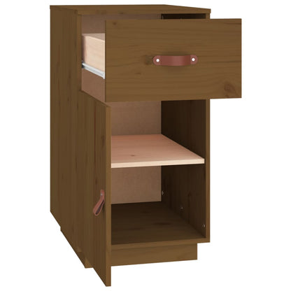 Desk Cabinet Honey Brown 40x50x75 cm Solid Wood Pine