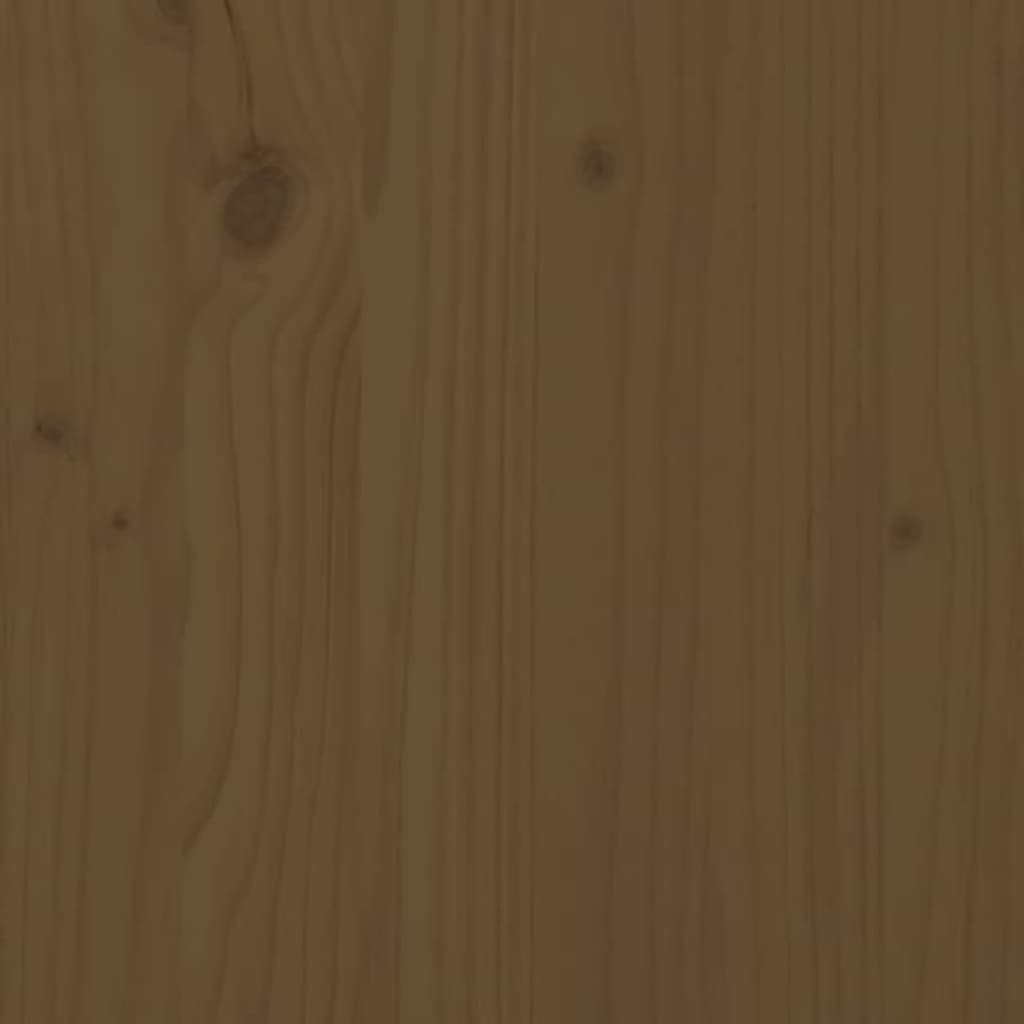 Desk Cabinet Honey Brown 40x50x75 cm Solid Wood Pine