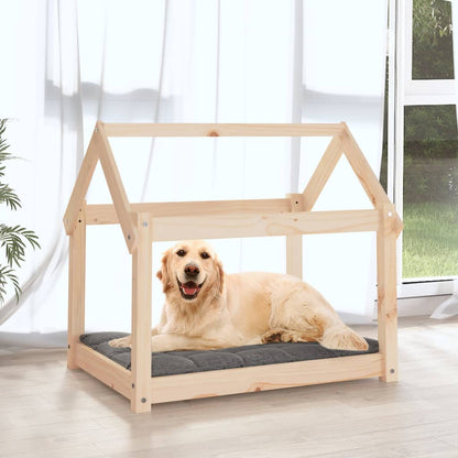 Dog Bed 81x60x70 cm Solid Wood Pine