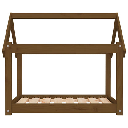 Dog Bed Honey Brown 81x60x70 cm Solid Wood Pine