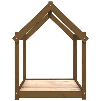 Dog Bed Honey Brown 101x70x90 cm Solid Wood Pine