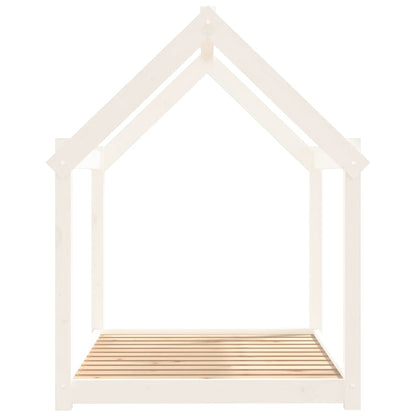 Dog Bed White 111x80x100 cm Solid Wood Pine