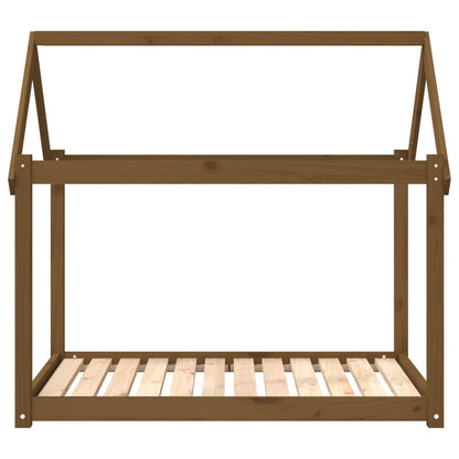 Dog Bed Honey Brown 111x80x100 cm Solid Wood Pine
