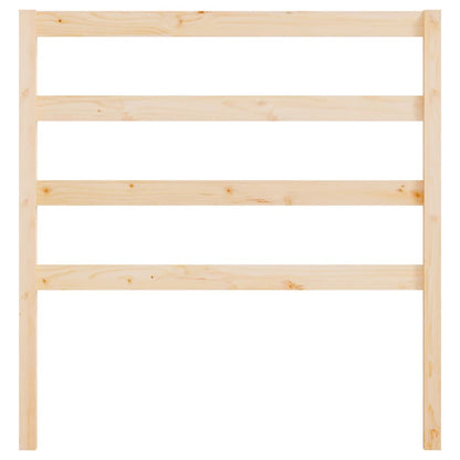 Bed Headboard 95x4x100 cm Solid Wood Pine
