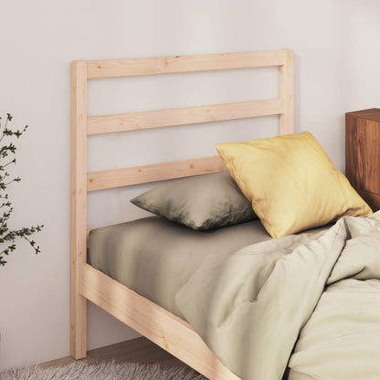 Bed Headboard 95x4x100 cm Solid Wood Pine