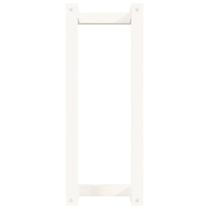 Towel Rack White 23x18x60 cm Solid Wood Pine