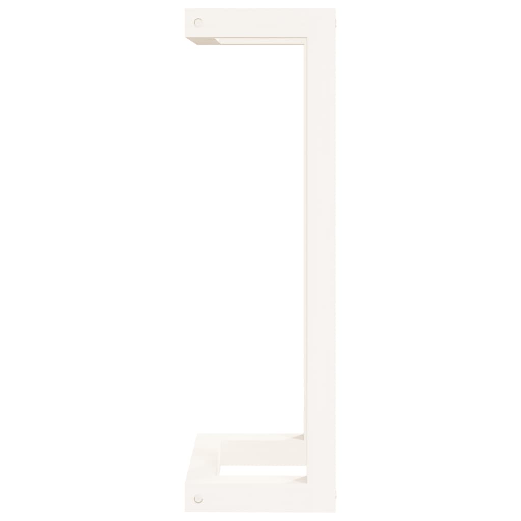 Towel Rack White 23x18x60 cm Solid Wood Pine