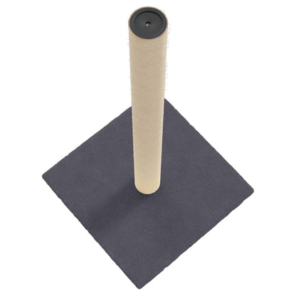Cat Scratching Post Dark Grey 35x35x70 cm