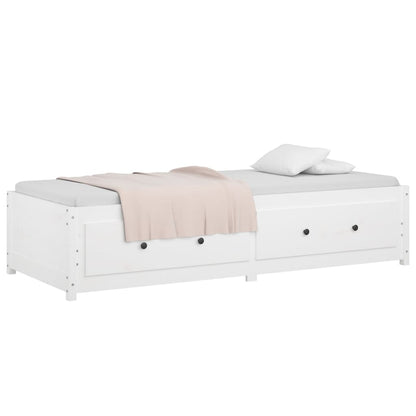 Day Bed without Mattress White 80x200 cm Solid Wood Pine