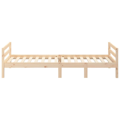 Bed Frame without Mattress 80x200 cm Solid Wood Pine