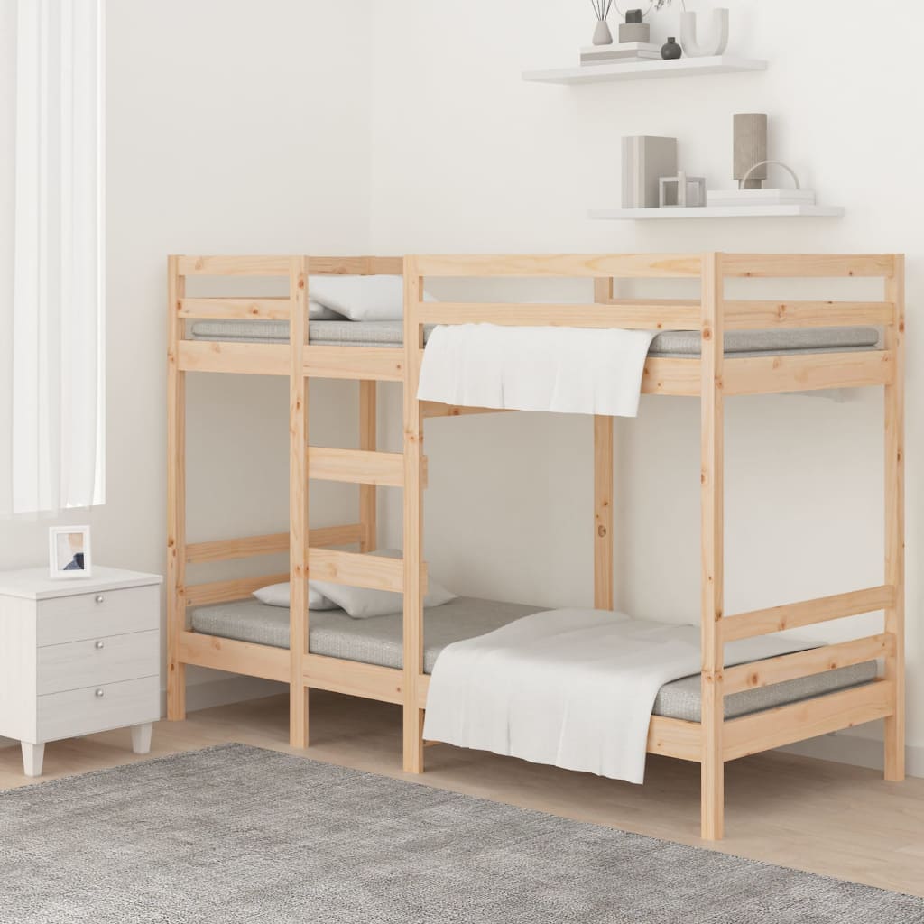 Bunk Bed without Mattress 80x200 cm Solid Wood Pine