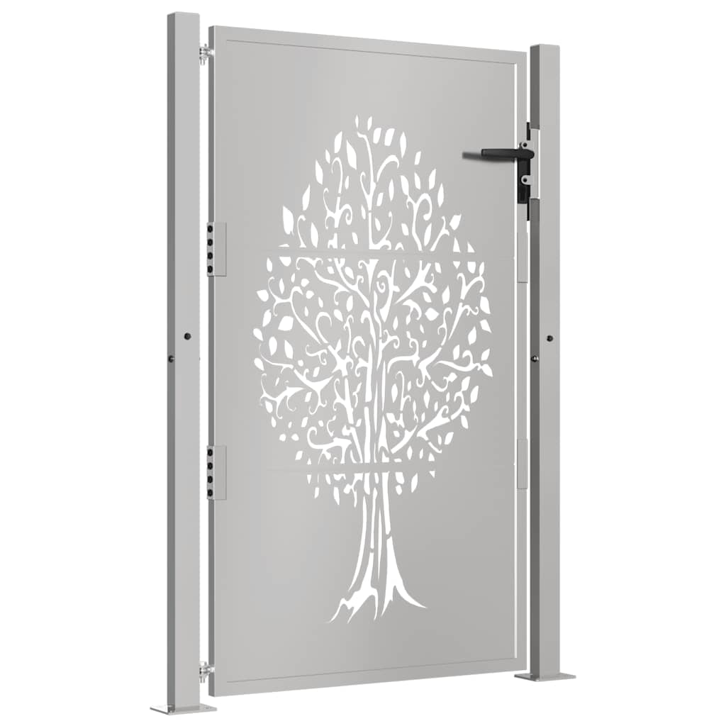Garden Gate 105x155 cm Corten Steel Tree Design