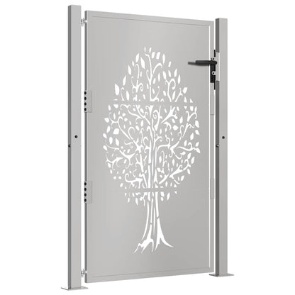 Garden Gate 105x155 cm Corten Steel Tree Design