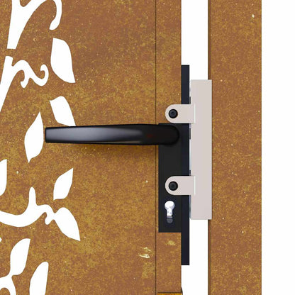 Garden Gate 105x155 cm Corten Steel Tree Design