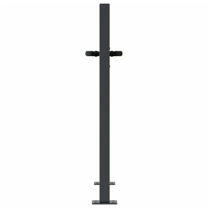 Garden Gate Anthracite 105x80 cm Steel Grass Design