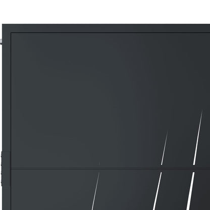 Garden Gate Anthracite 105x105 cm Steel Grass Design