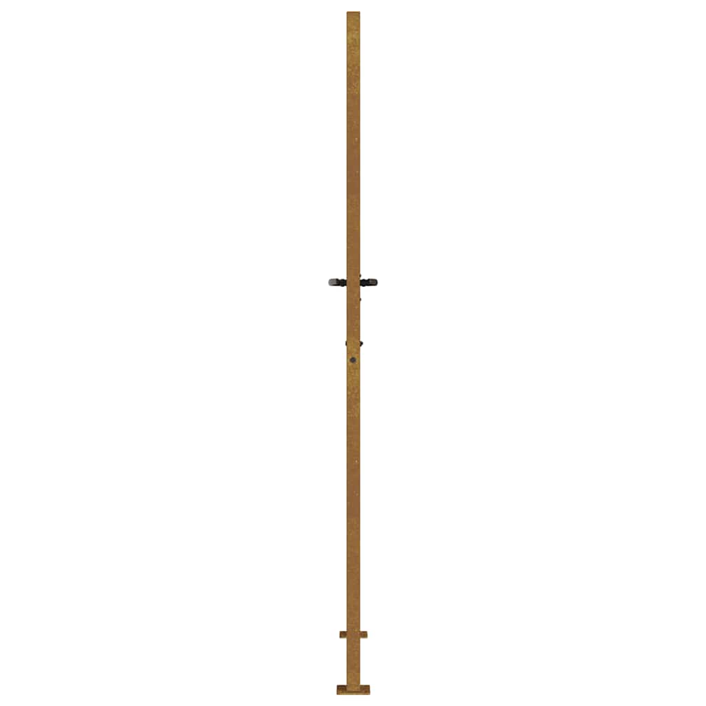 Garden Gate 105x180 cm Corten Steel Grass Design