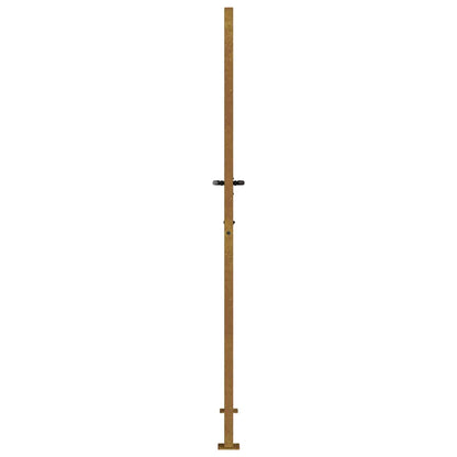 Garden Gate 105x205 cm Corten Steel Bamboo Design