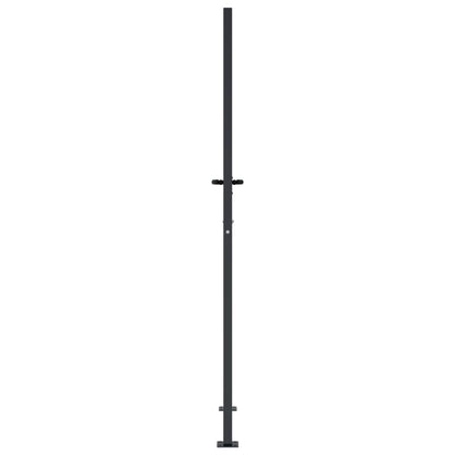 Garden Gate Anthracite 105x205 cm Steel Square Design