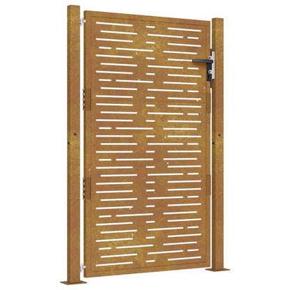 Garden Gate 105x130 cm Corten Steel Square Design