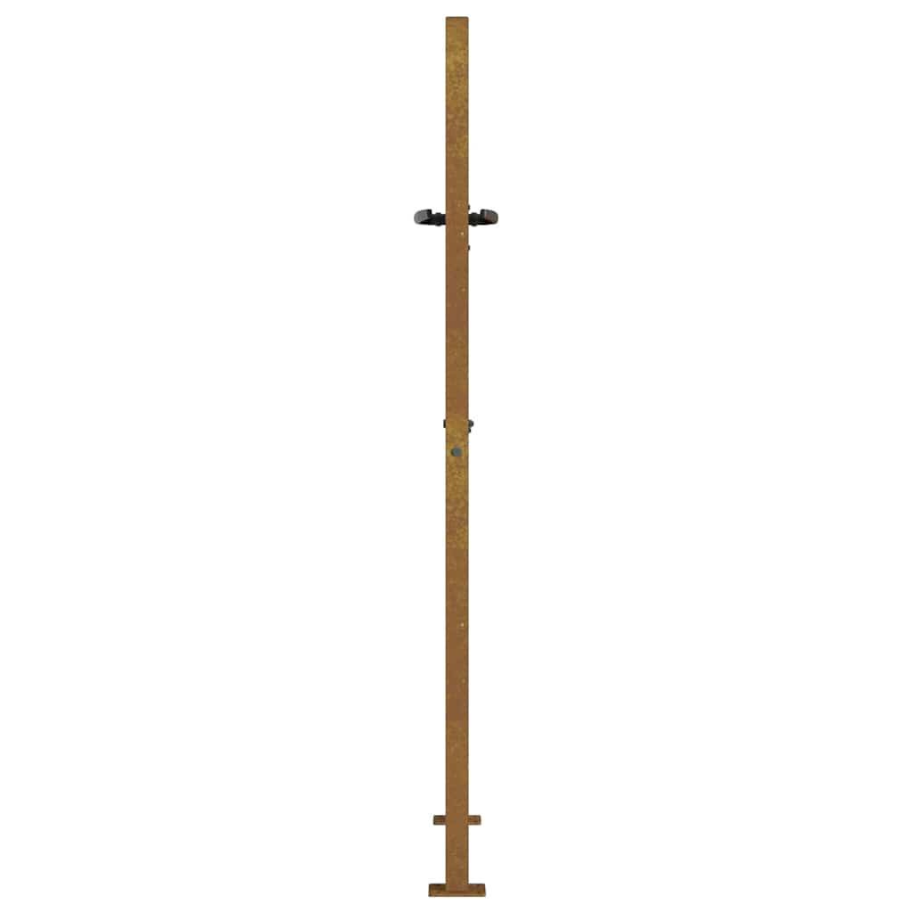 Garden Gate 105x155 cm Corten Steel Square Design