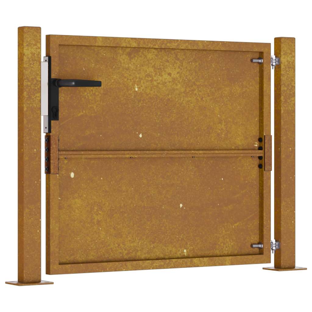 Garden Gate 105x105 cm Corten Steel