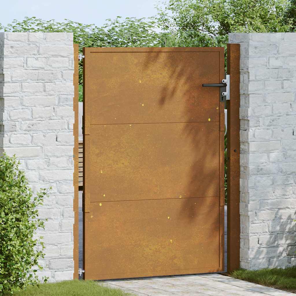 Garden Gate 105x130 cm Corten Steel