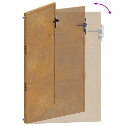 Garden Gate 105x155 cm Corten Steel