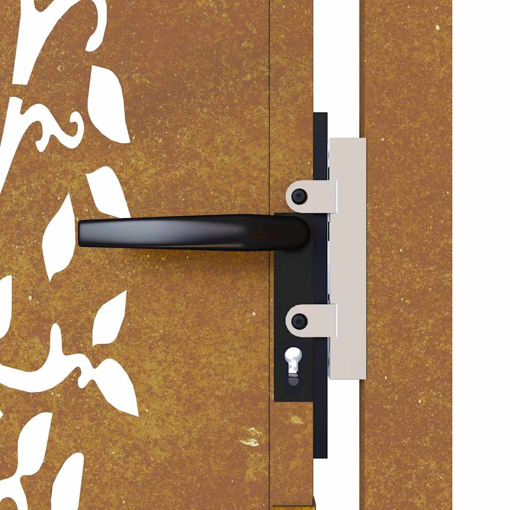 Garden Gate 105x155 cm Corten Steel Tree Design