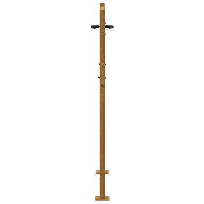 Garden Gate 105x155 cm Corten Steel Bamboo Design
